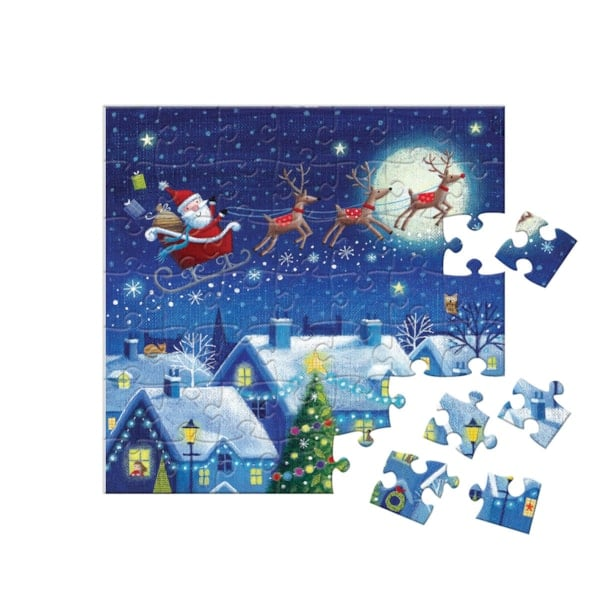 Calendar de Advent Oraselul de Craciun, 24 puzzle-uri, 50 piese [4]