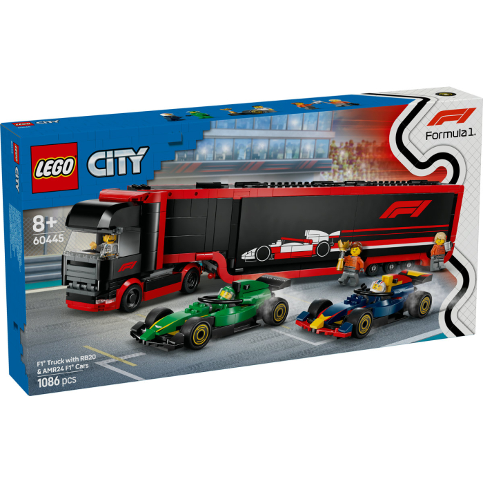 Camion F1 cu masinile F1 RB20 si AMR24 [2]
