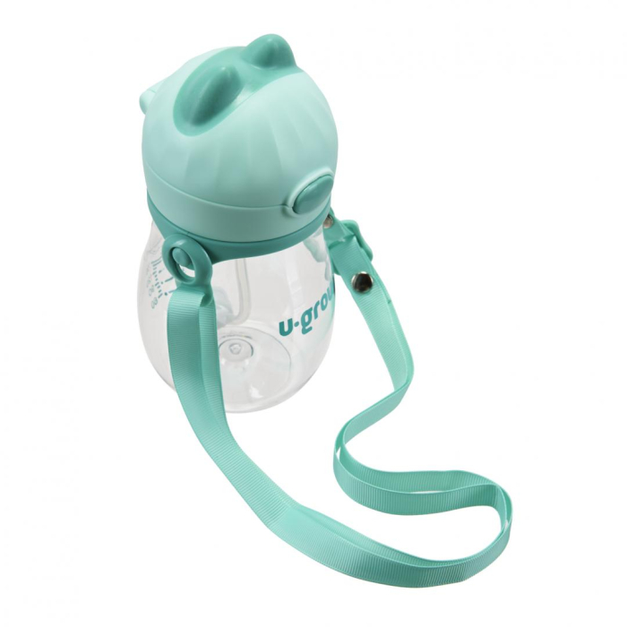 Cana cu pai si curea, tritan 330 ml,  U-Grow [3]