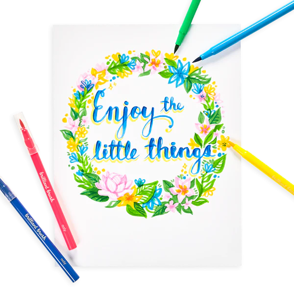 Carioci cu pensula Brilliant Brush, set de 12 [4]