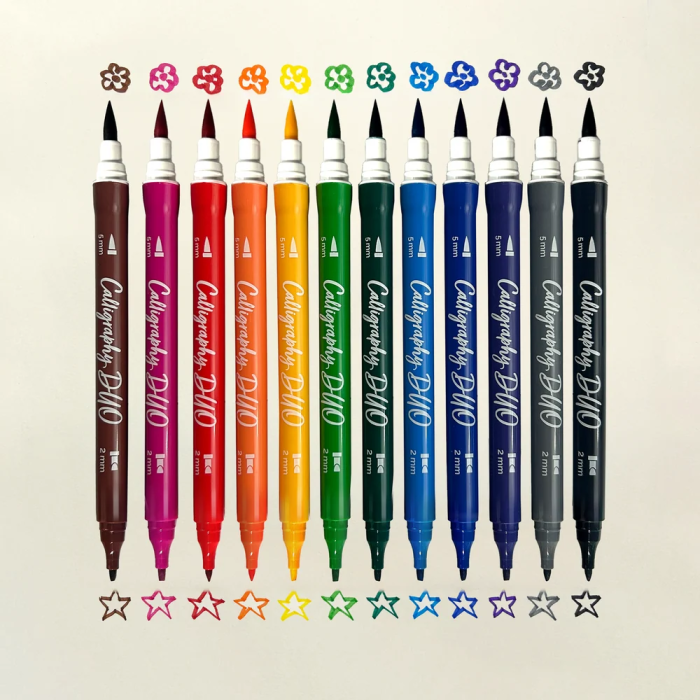 Carioci duble caligrafice Duo, set de 12 [2]