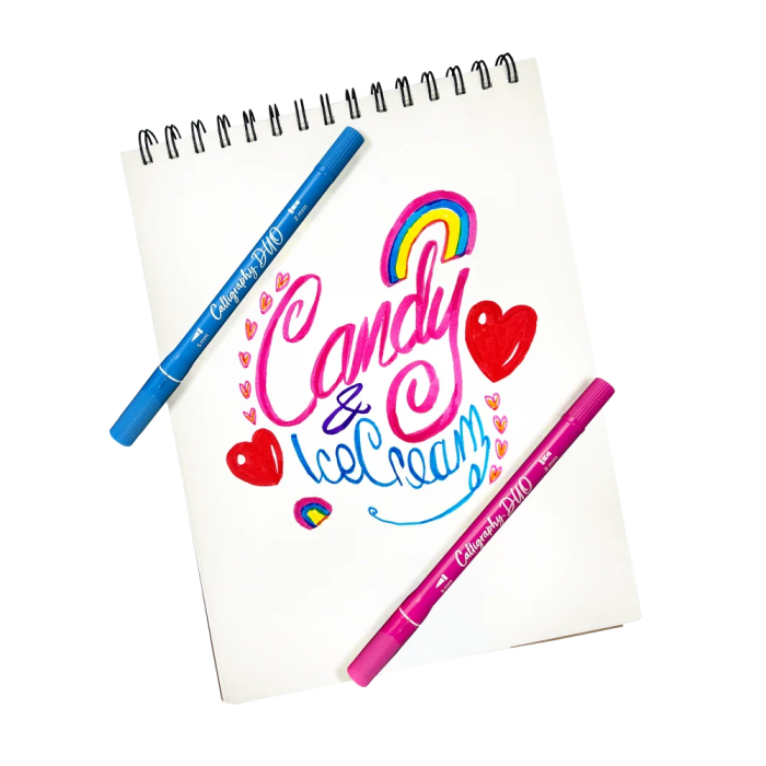 Carioci duble caligrafice Duo, set de 12 [5]