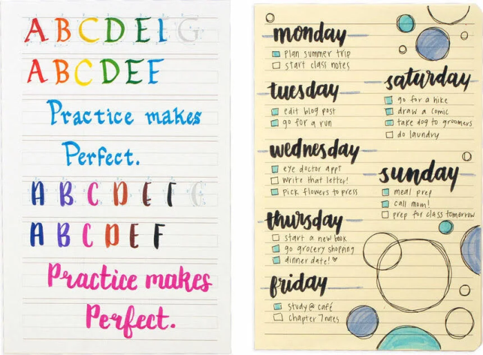 Carioci duble caligrafice Duo, set de 12 [3]