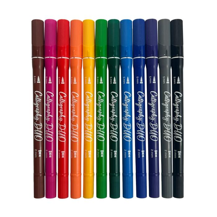 Carioci duble caligrafice Duo, set de 12 [6]