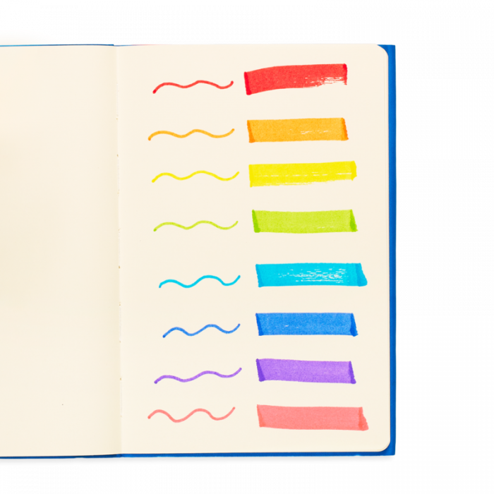 Carioci lavabile cu varf triunghiular, Mighty Mega, set 8 culori [4]