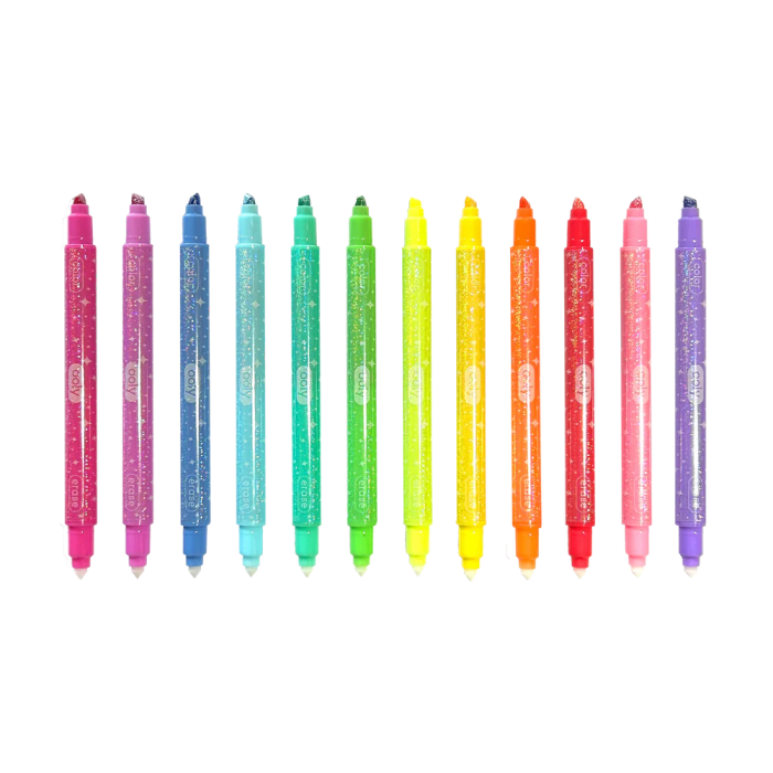 Carioci stralucitoare care se sterg - Make no mistake! - Set de 12 [4]