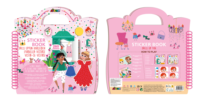 Carte cu activitati si abtibilduri repozitionabile - Moda si Design [7]