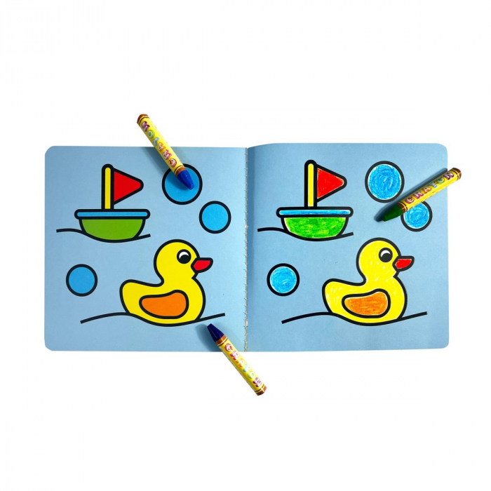 Carte de colorat cu contur reliefat - Our Day [5]