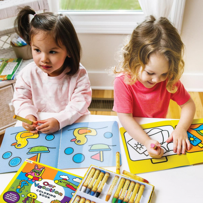 Carte de colorat cu contur reliefat - Our Day [2]