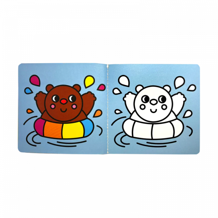 Carte de colorat cu contur reliefat - Our Vacation [2]