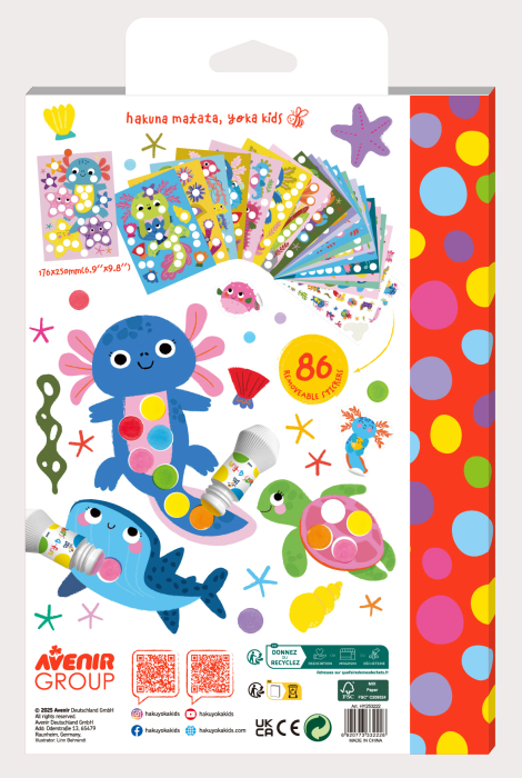 Carte de colorat Dots4Fun - Axolotl [2]