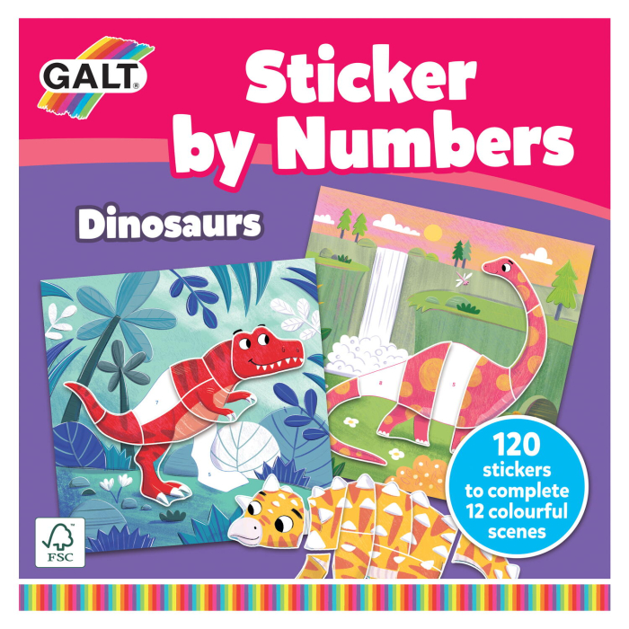 Cartea mea cu stickere -  Dinozauri prietenosi [8]