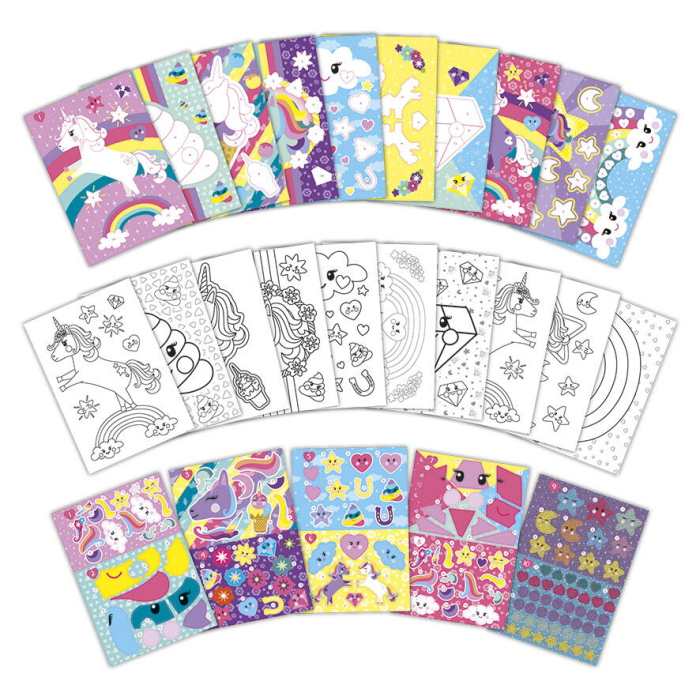 Carticica cu activitati si abtibilduri - Unicorn [6]