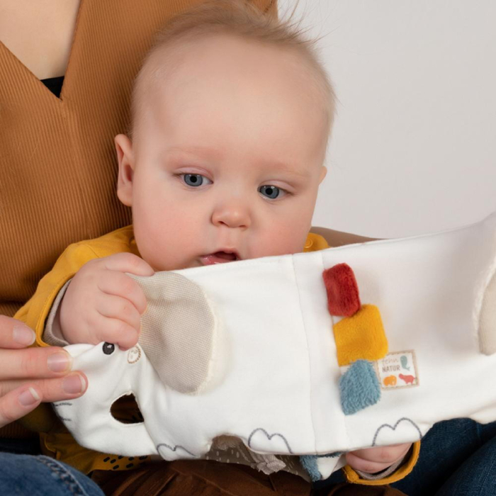 Carticica pentru bebelusi - Elefantel NATUR [5]