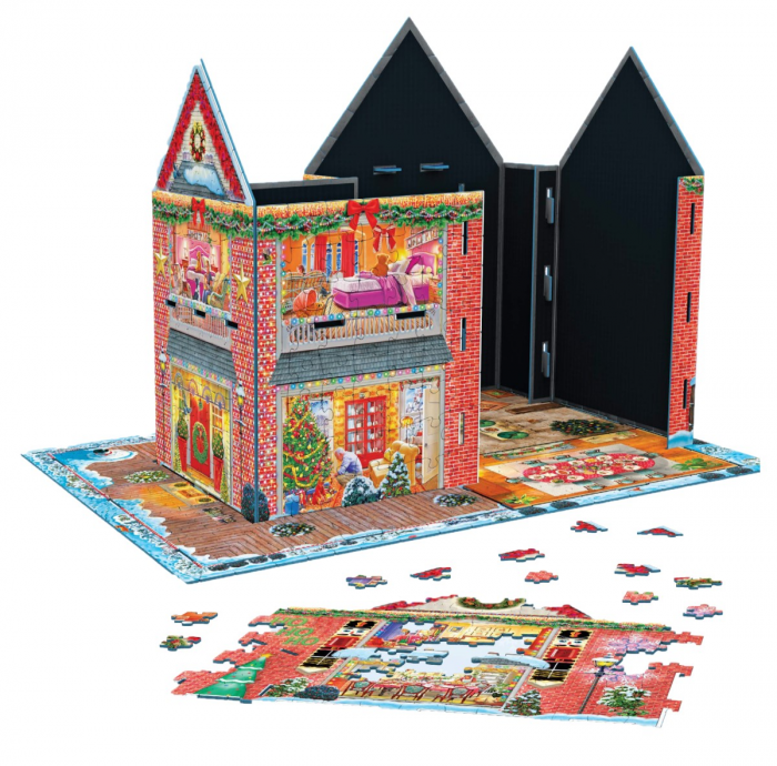 Casă de Crăciun Puzzle 3D [4]