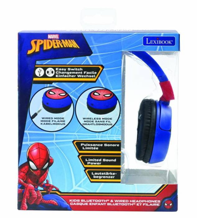 CASTI WIRELESS PLIABILE, SPIDER-MAN [3]