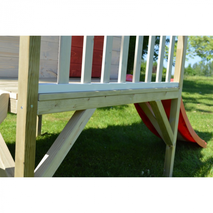 Casuta de gradina Summer Garden House cu platforma si tobogan (M3) [3]