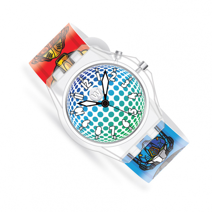 Ceas pentru copii, cu leduri, Glow, Roboti [1]