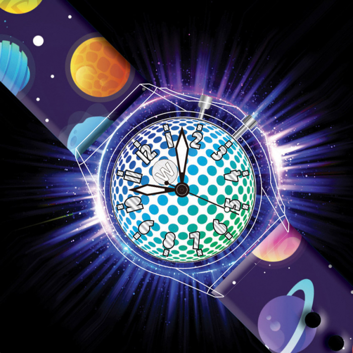 Ceas pentru copii, cu leduri, Glow, Spatiul [3]