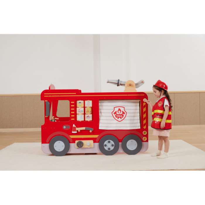 Centru de activitati gigant Masina de pompieri Super Fire Engine, Viga [9]