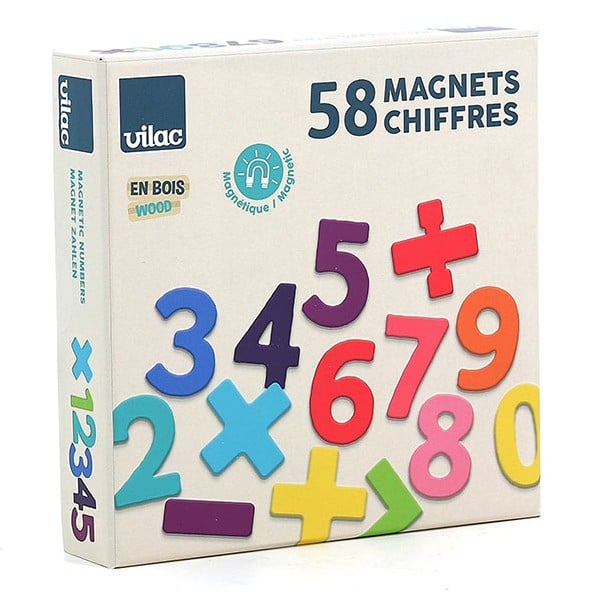 Cifre magnetice din lemn - Vilac [1]