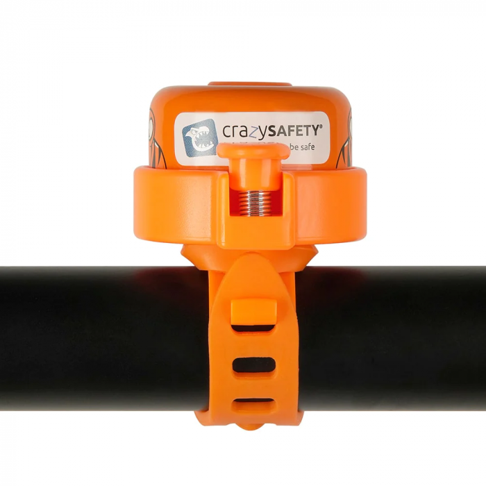 Claxon clopotel pentru bicicleta copii, Orange Tiger [4]