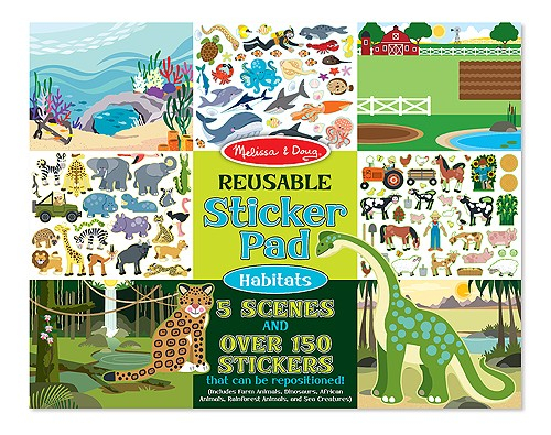 Colectia de abtibilduri reutilizabile Habitate Melissa and Doug [3]
