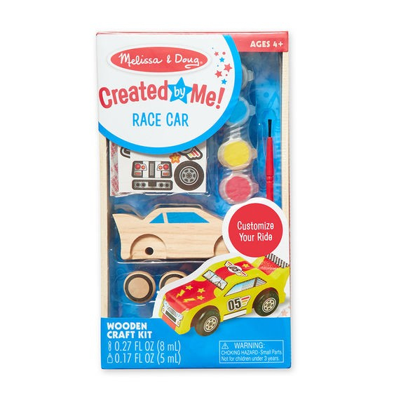 Coloreaza-ti masinuta de curse din lemn Melissa and Doug [2]