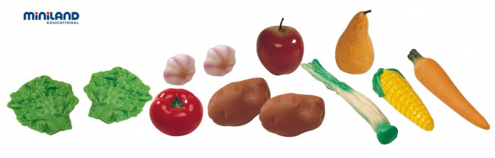 Cos cu fructe si legume de jucarie Miniland [1]