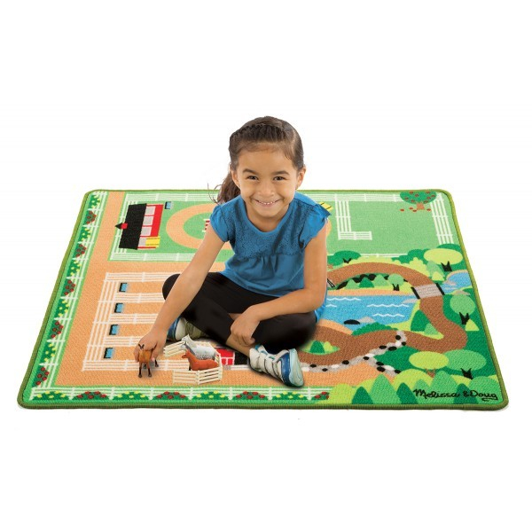 Covor de joaca Ferma calutilor - Melissa and Doug [5]
