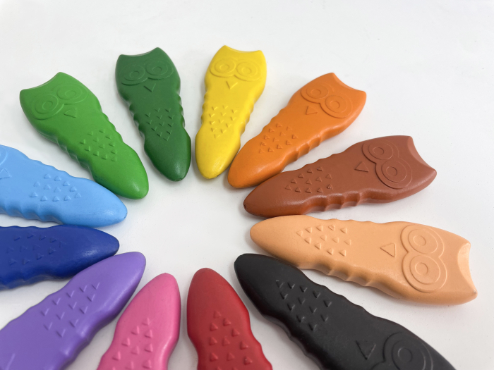 Creioane cerate Bufnite, Haku Yoka, 12 culori [2]