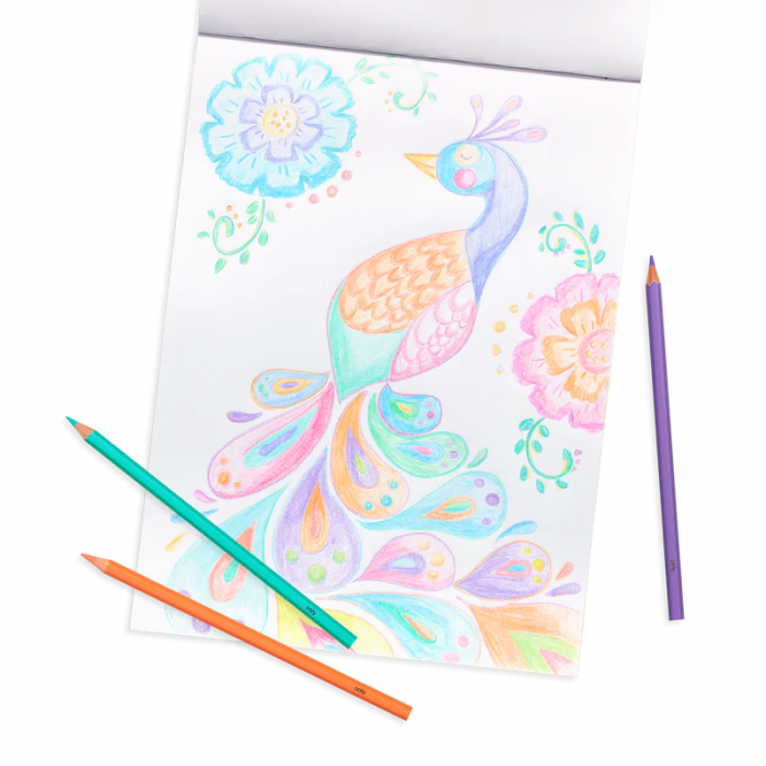 Creioane colorate în nuanțe pastelate - Set de 12 [4]