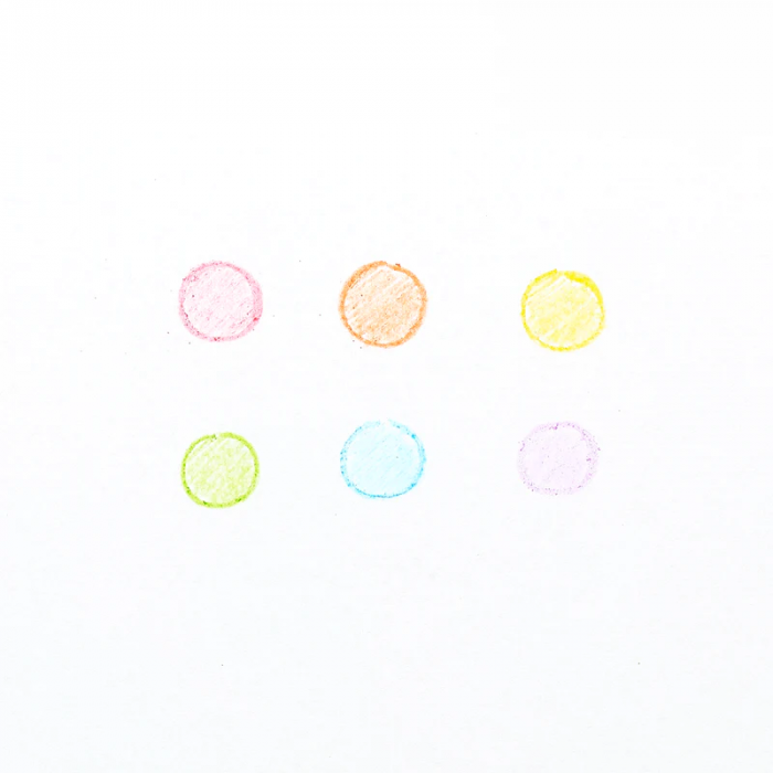 Creioane intercalate si radiera parfumata Rainbow Scoops [3]