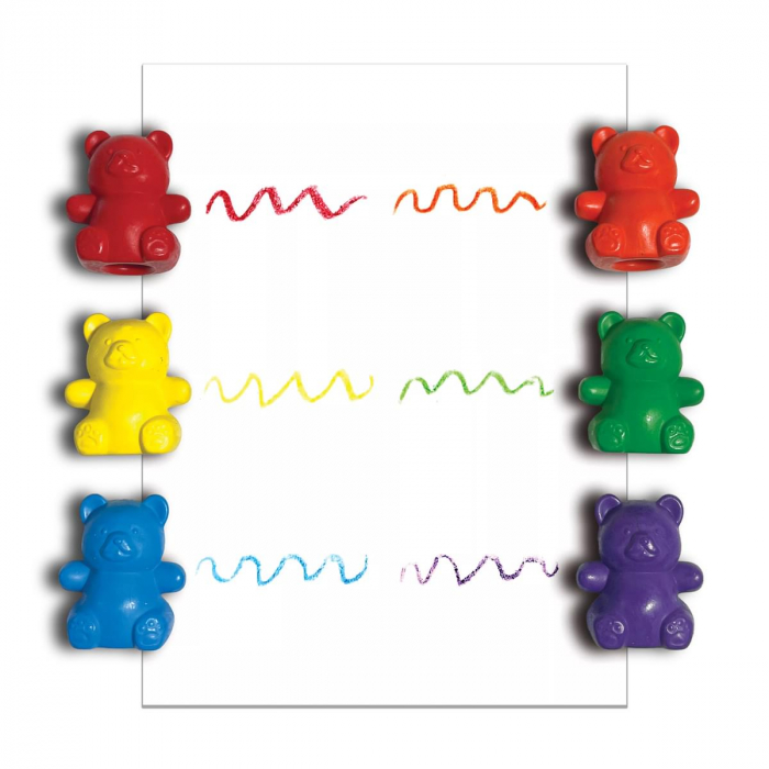 Creioane pentru degete Cuddly Cubs Bear - Set de 6 [4]