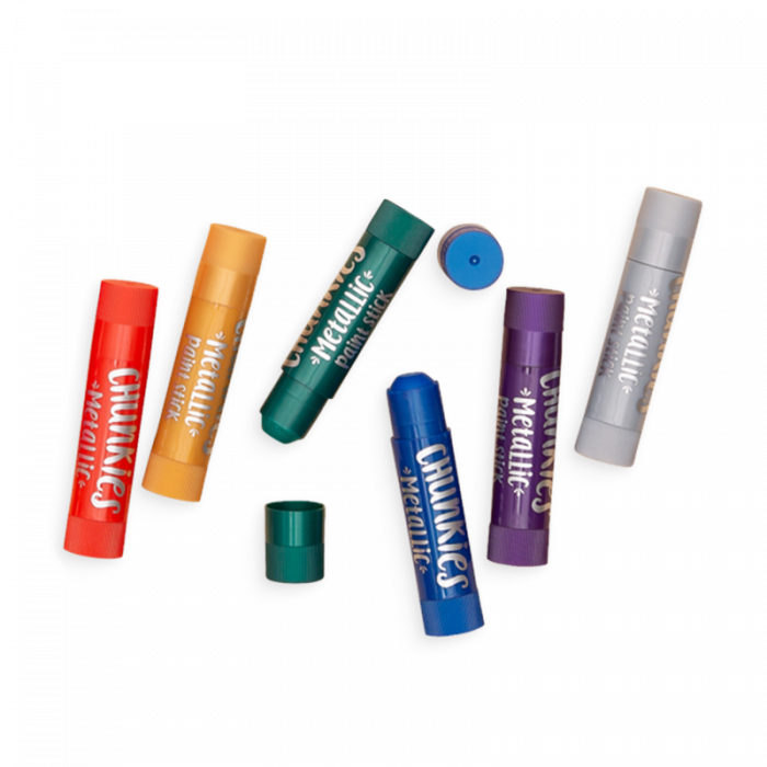 Creioane tempera solida Chunkies culori metalice, 6 bucati [2]