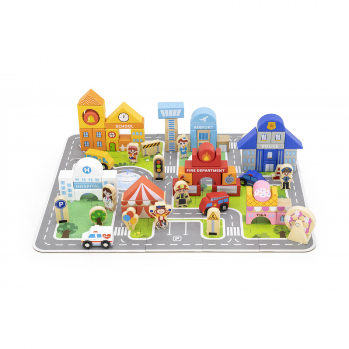 Cuburi de construit Orase (100 buc), Viga [1]