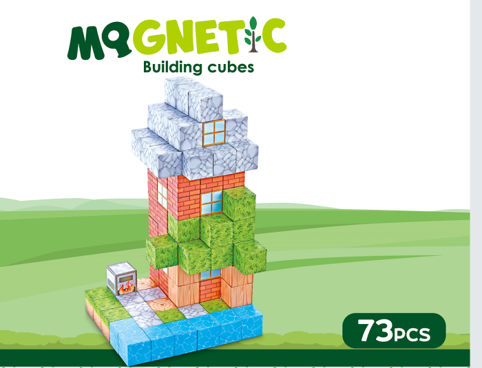 Cuburi magnetice - In natura 73 piese (2.5 cm) [3]