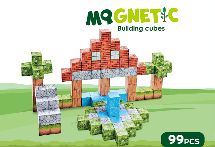 Cuburi magnetice - In natura 99 piese (2 cm) [4]