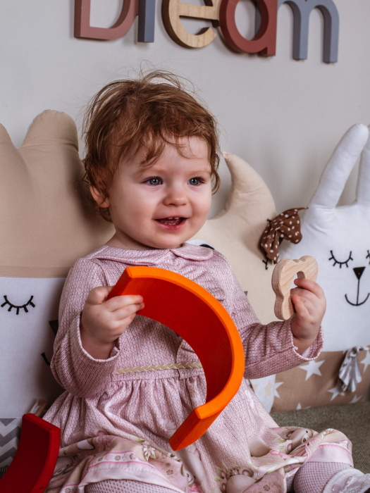 Curcubeu mediu, jucarie handmade [4]