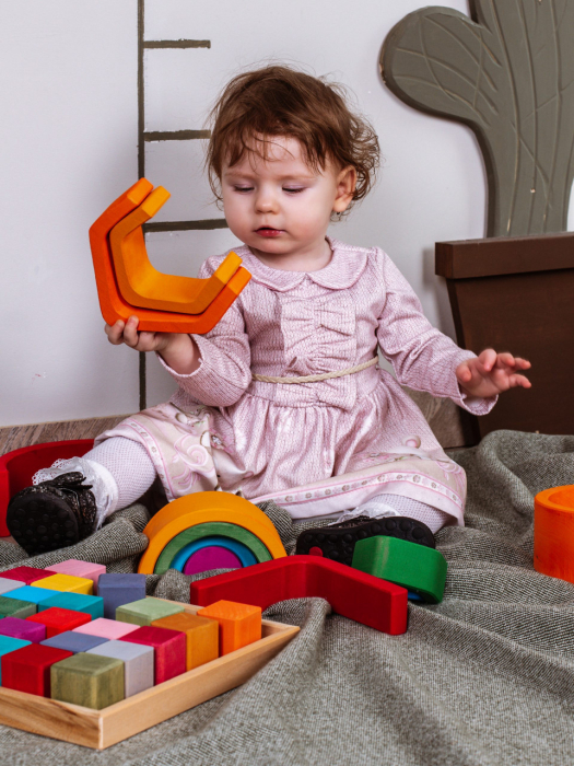 Curcubeu mediu, jucarie handmade [5]