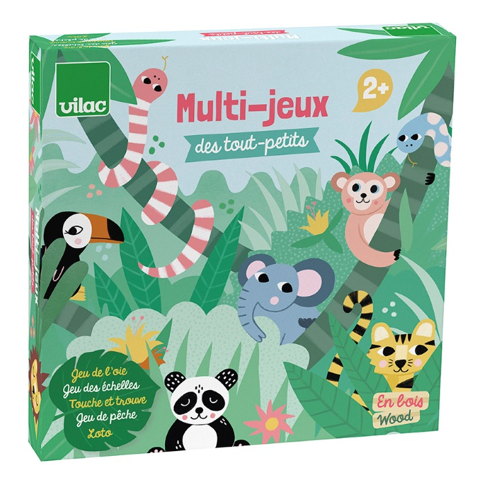 Cutie cu 5 Jocuri din lemn - Michelle Carlslund - Vilac [1]