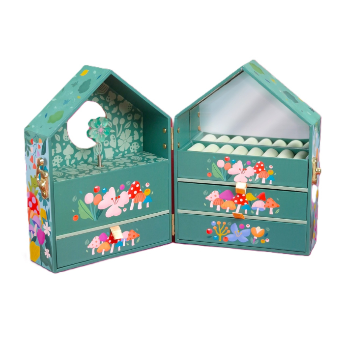 Cutie de bijuterii muzicala Casuta din copac, Svoora [3]