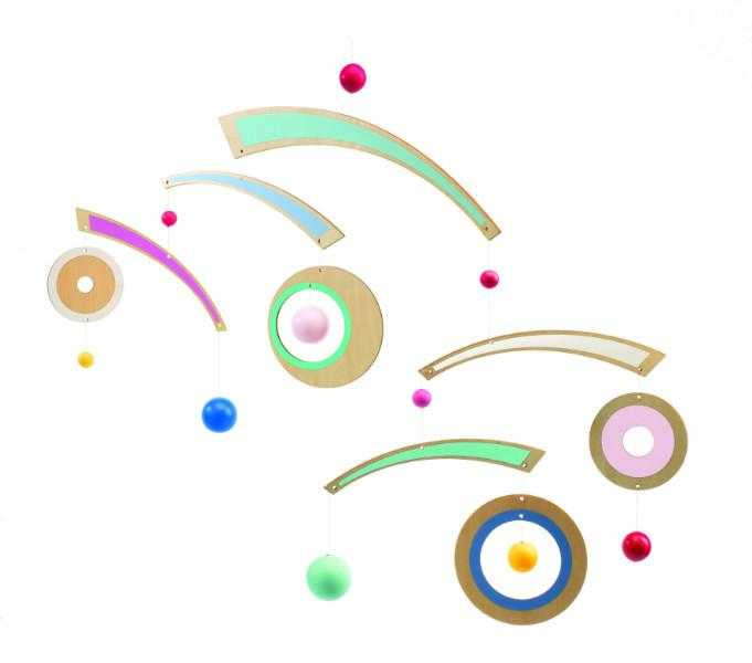 Decoratie mobil lemn, Cosmos Djeco [1]