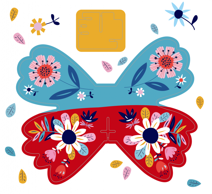 Decoratiune 3D-Fluture [12]