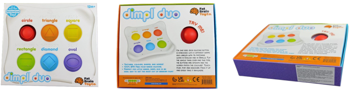 Dimpl Duo – Jucarie senzoriala educativa cu bule din silicon [6]