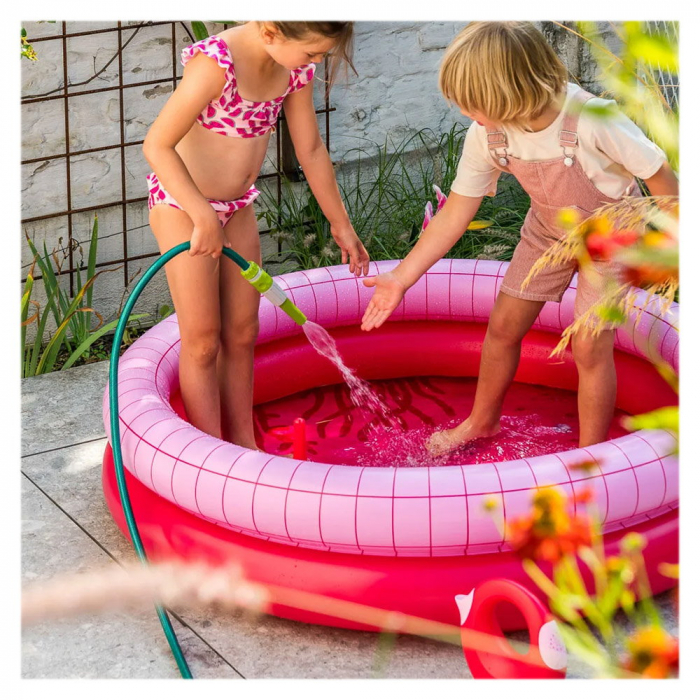 Dippy, piscina gonflabila, 120 cm, rosu, Quut Toys [3]