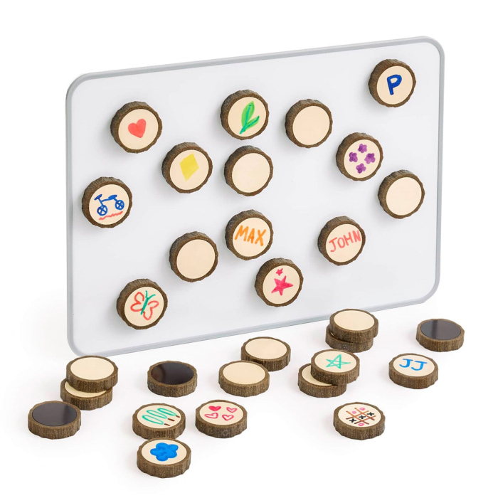 Discuri magnetice cu suprafata pentru scris, Guidecraft [3]