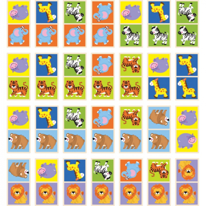 Domino cu imagini Animale salbatice, Viga [2]