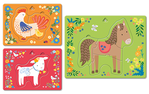 DUDÙ PUZZLE IN RAMA - ANIMALE DE LA FERMA [2]