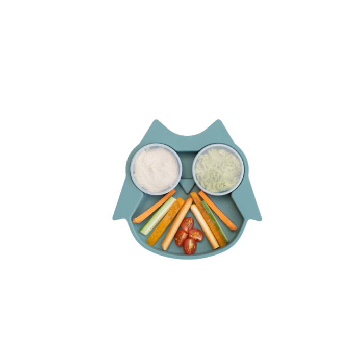 Farfurie diversificare din silicon - Bufnita [2]